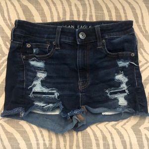 American eagle jean shorts